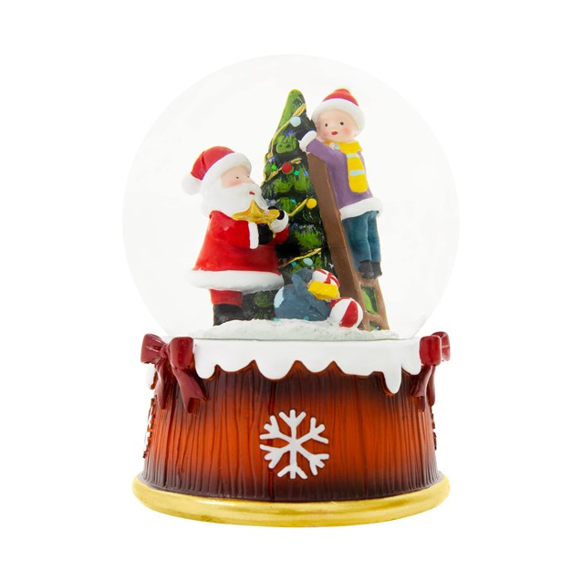 Musical Santa Scene Snowglobe Musical Santa Scene Snowglobe