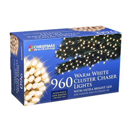 960 LED Warm White Chaser Cluster Light