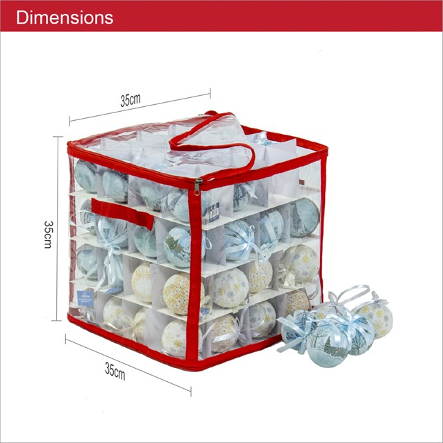 Christmas Bauble Storage Box Holds 64 Baubles Christmas Bauble Storage Box Holds 64 Baubles