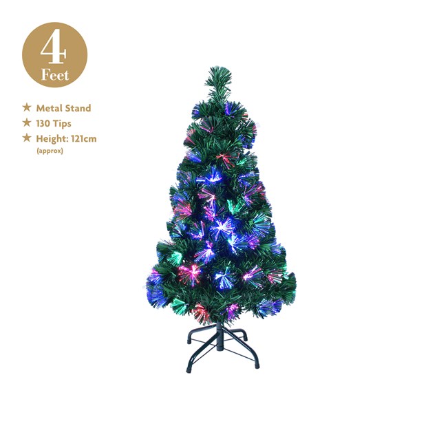 4ft Green Fibre Optic Christmas Tree 4ft Green Fibre Optic Christmas Tree