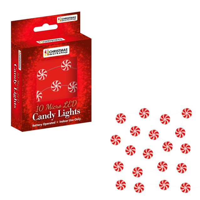 10 LED Candy Copper Wire String Lights- Warm White 10 LED Candy Copper Wire String Lights- Warm White