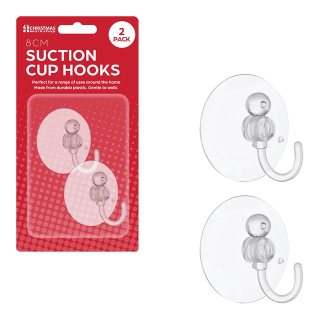 2PK Dia.Size 8 cm Suction Cup Hook 2PK Dia.Size 8 cm Suction Cup Hook