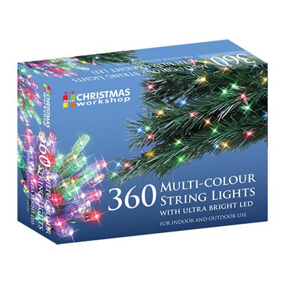 360 Multi Colour LED String Lights