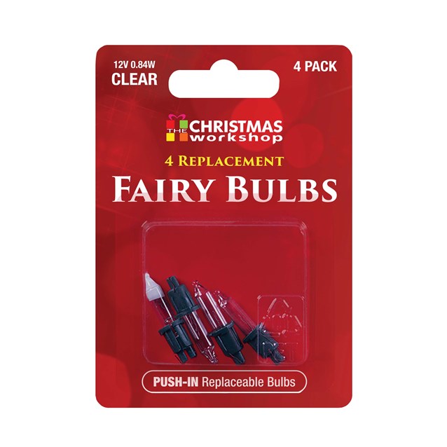 4pc Replacement Fairy Light Bulbs - Clear 4pc Replacement Fairy Light Bulbs - Clear