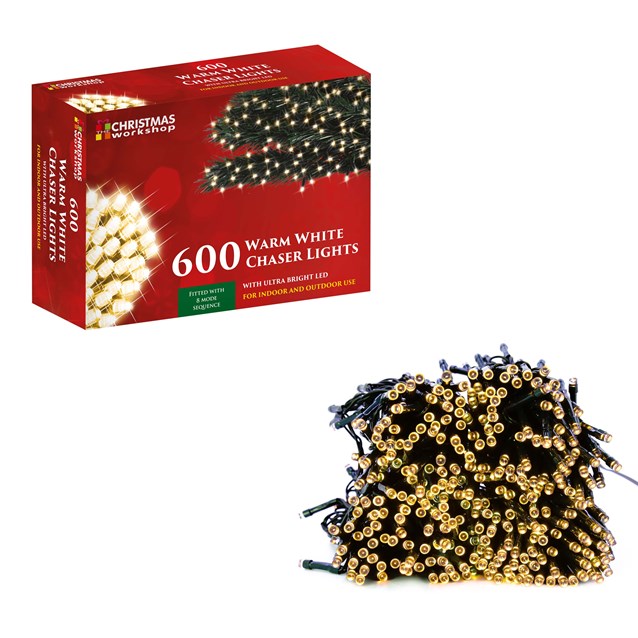 600 LED Warm White Chaser Lights 600 LED Warm White Chaser Lights