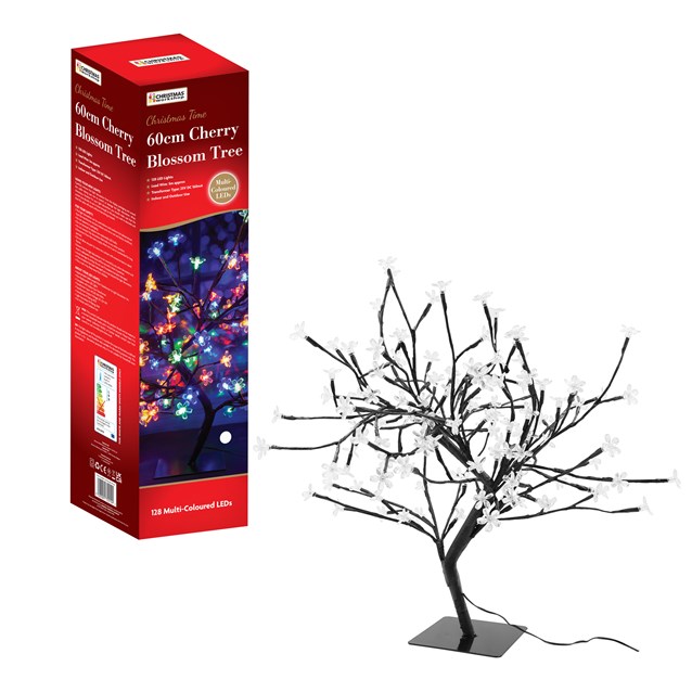 60CM 128 LED  Blossom Tree - Multi Coloured 60CM 128 LED  Blossom Tree - Multi Coloured
