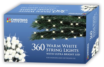 360 Warm White LED String Light