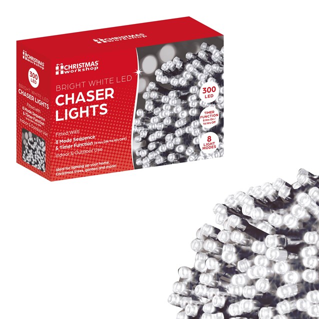 300 LED White Chaser Lights 300 LED White Chaser Lights