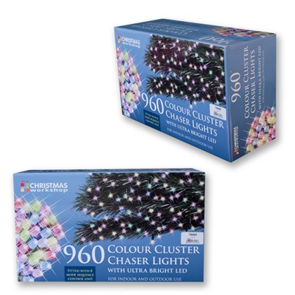 960 LED Multi-Colour Chaser Cluster Light