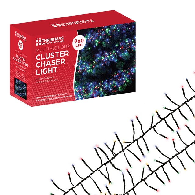 960 LED Multi-Colour Chaser Cluster Light 960 LED Multi-Colour Chaser Cluster Light