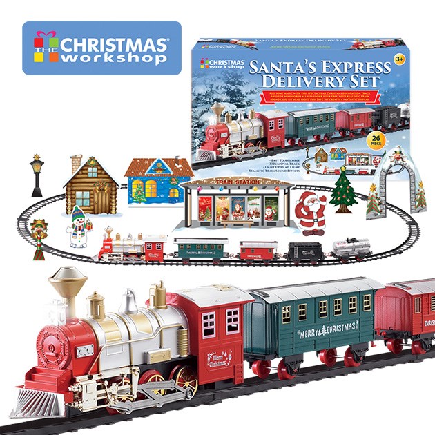 Santa's Express Delivery Train- Battery Operated Santa's Express Delivery Train- Battery Operated