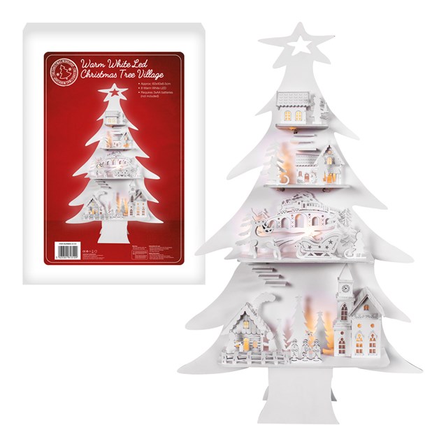 Wooden LED City In Tree Wooden LED City In Tree