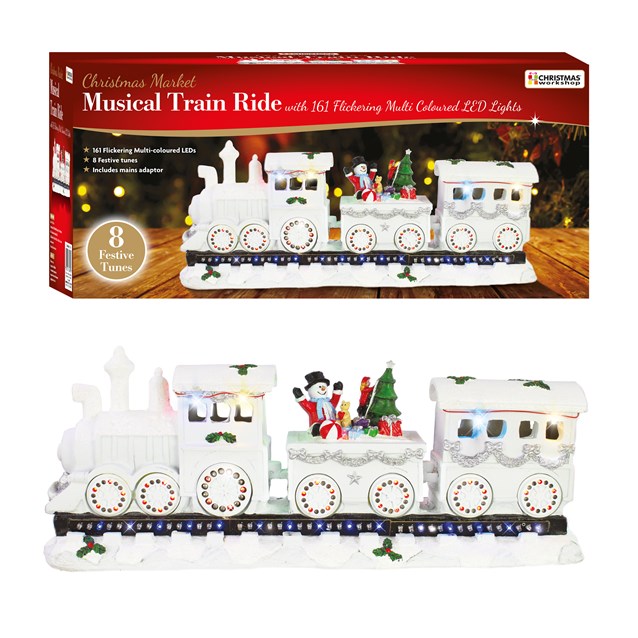 Xmas Train with Flickering LED and Musicals Xmas Train with Flickering LED and Musicals