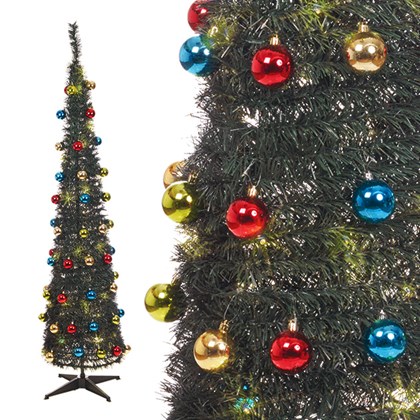 6ft Pop Up Xmas Tree Green 6ft Pop Up Christmas Tree With Lights