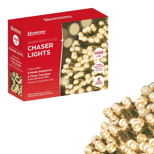 1000 LED Warm White Chaser Lights 1000 LED Warm White Chaser Lights