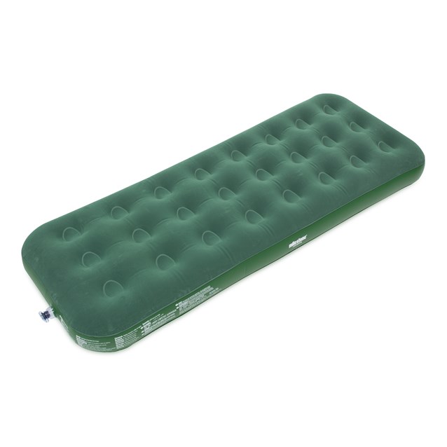 Single Flocked Airbed - Evergreen Single Flocked Airbed - Evergreen