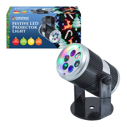 Xmas LED Projector Light- 4x 1W LED