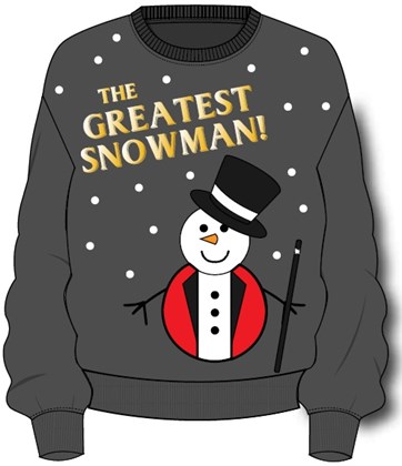 The Greatest Snowman Xmas Men's Jumper