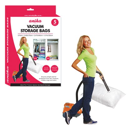 5 Pack Vacuum Storage Bags