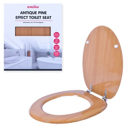 Antique Effect Toilet Seat