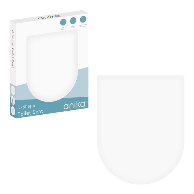 D-Shape Quick Release & Soft Close Toilet Seat D-Shape Quick Release & Soft Close Toilet Seat
