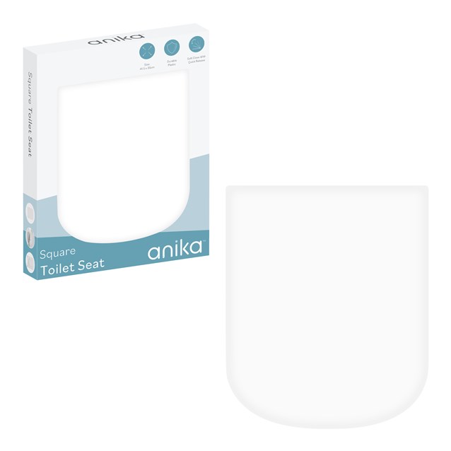 Square Quick Release & Soft Close Toilet Seat Square Quick Release & Soft Close Toilet Seat
