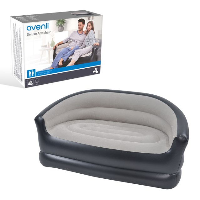 Deluxe Double Inflatable Armchair Sofa Deluxe Double Inflatable Armchair Sofa
