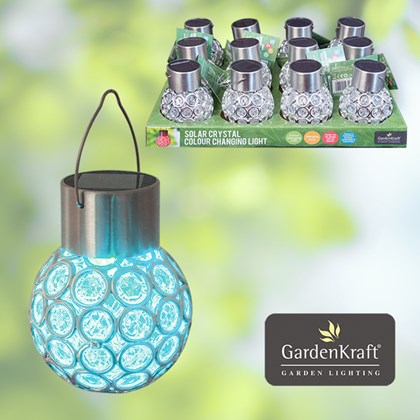 Crystal Colour Changing Solar Light