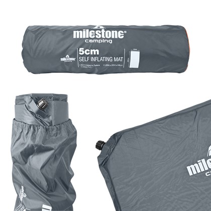 Self Inflatable Mat - 5CM - Charcoal