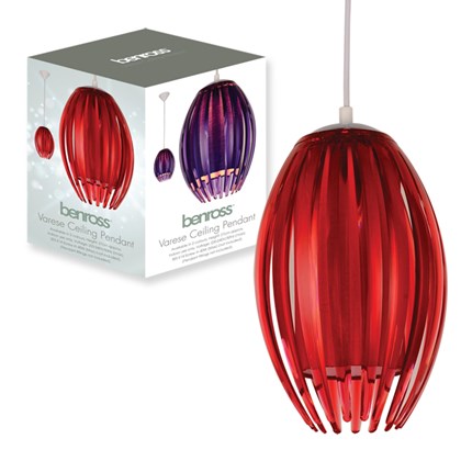Stylish Ceiling Pendant Red