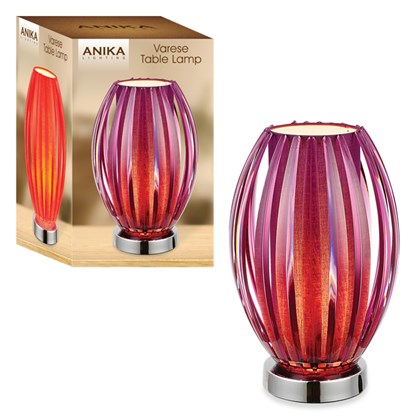 Stylish Table Lamp - Aubergine