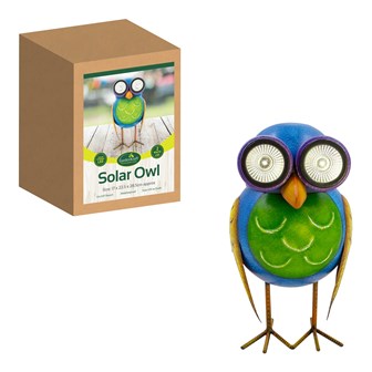 Metal - Owl Solar Light