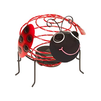 Solar Wire Ladybug With 62 Micro LED