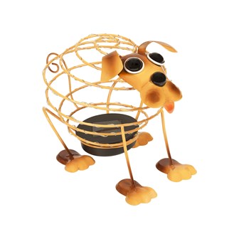 Solar Wire Dog With 62 Micro LED