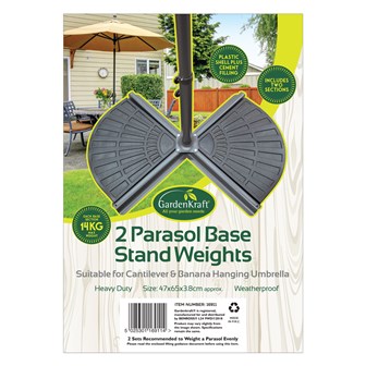 Plastic Shell With Cement Filling - Pack of 2