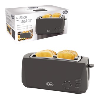 4 Slice Cool Touch Toaster - Grey