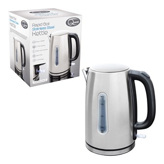 Rapid Boil Full Stainless Steel Kettle 1.7L