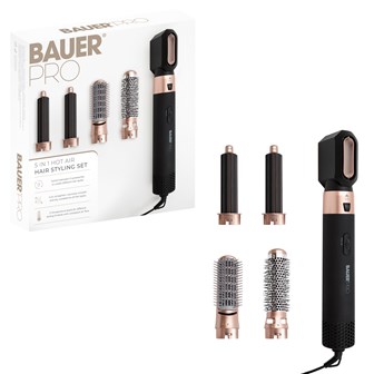 Bauer 5 in 1 Hot Air Hair Styling Set