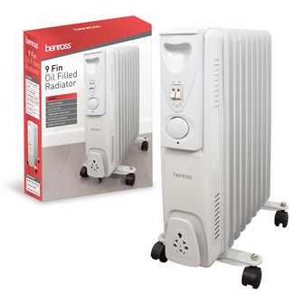 9 Fin Oil Filled Radiator - 2000w