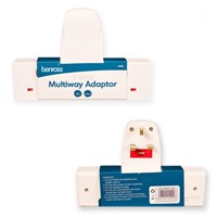 3 Way Wall Adaptor - 13A