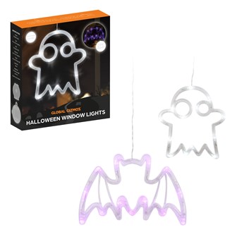 2 Pack Ghost/Bat Window Lights