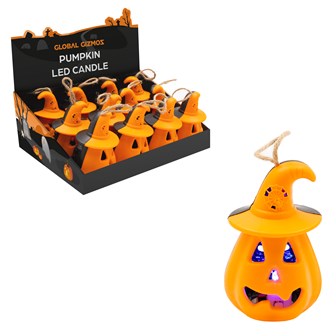 Halloween Pumpkin LED Candle