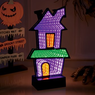 LED Infinity Spooky Halloween House