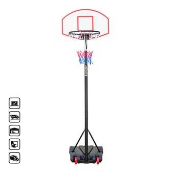 Adjustable Basketball Post - Height up to 2.1M