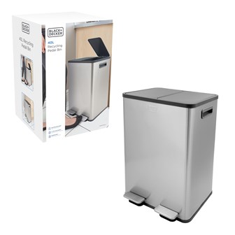 B+D Slim Line 40L Recycle Bin