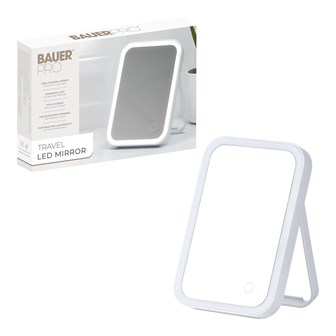 Bauer Portable LED Mirror With Stand