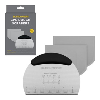 Blackmoor 3 Pack Dough Scrapers