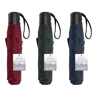 Mini Folding Umbrella Navy/Green/Red