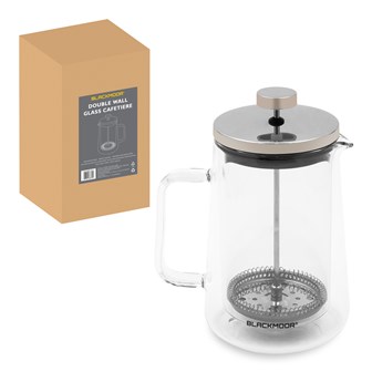 Blackmoor 800ml Double Wall Glass French Press