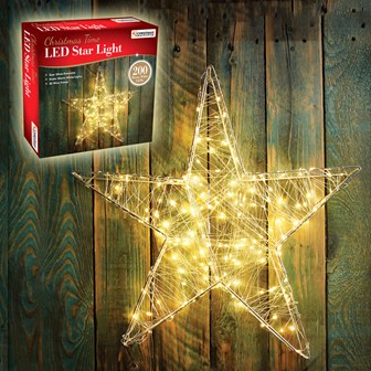 3D Light Up Metal Star Light